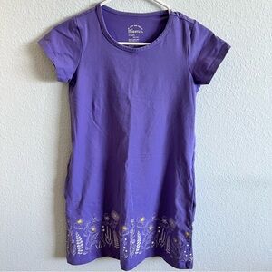 NWOT Girls Mightly Purple Organic Cotton Dress